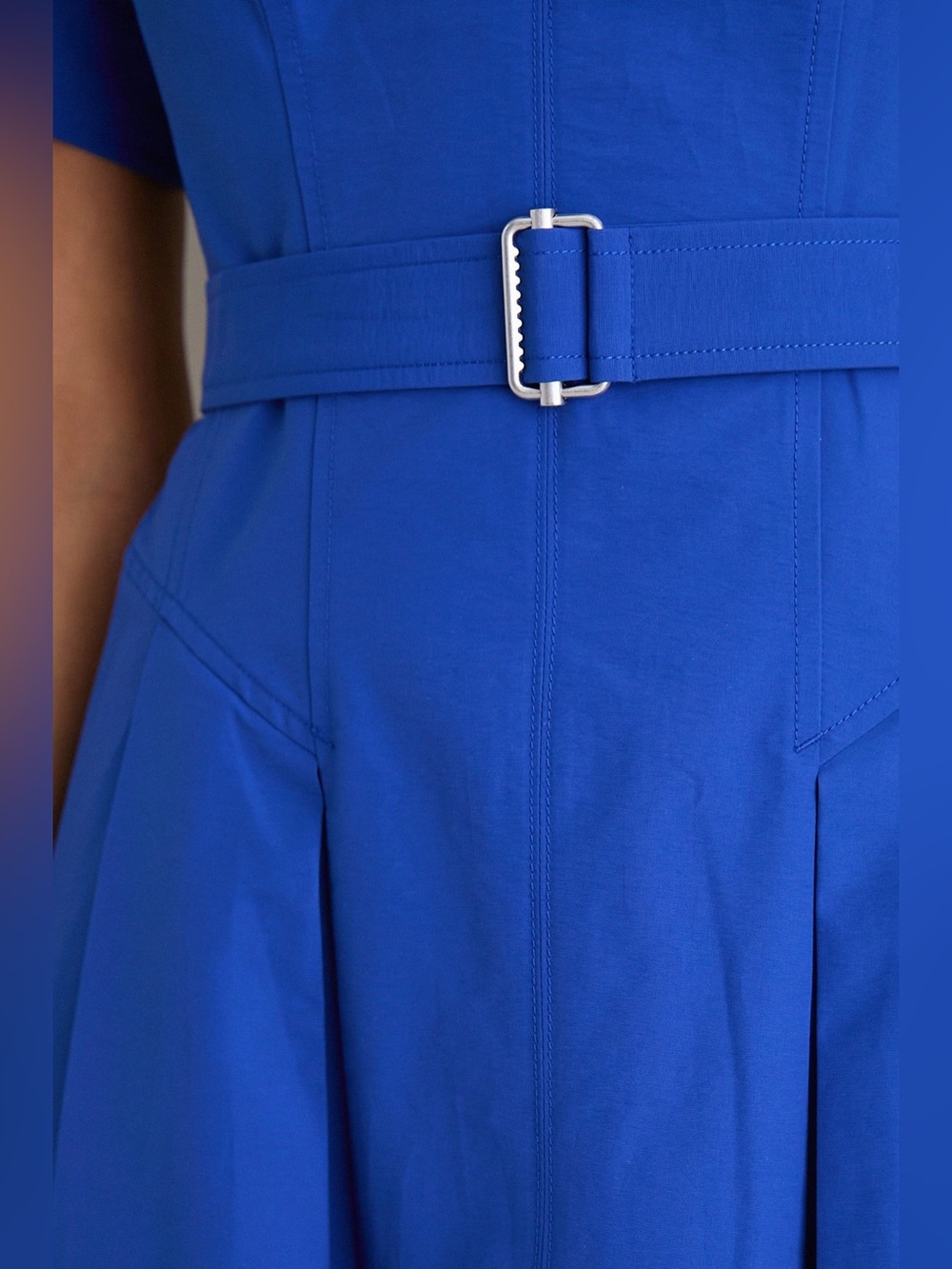 SIMKHAI Blueberry Corinne Cotton Midi Dress Size 8 NWT - Picture 6 of 16